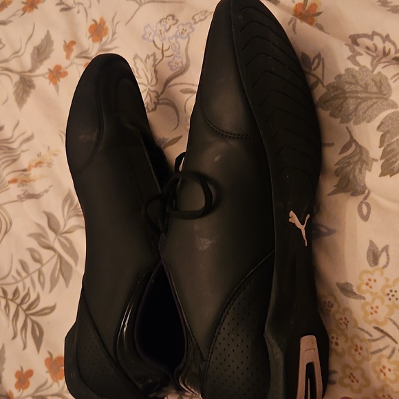 Puma Men's Black FERRARI FUTURE KART CAT SHOES - Picture 5 of 12